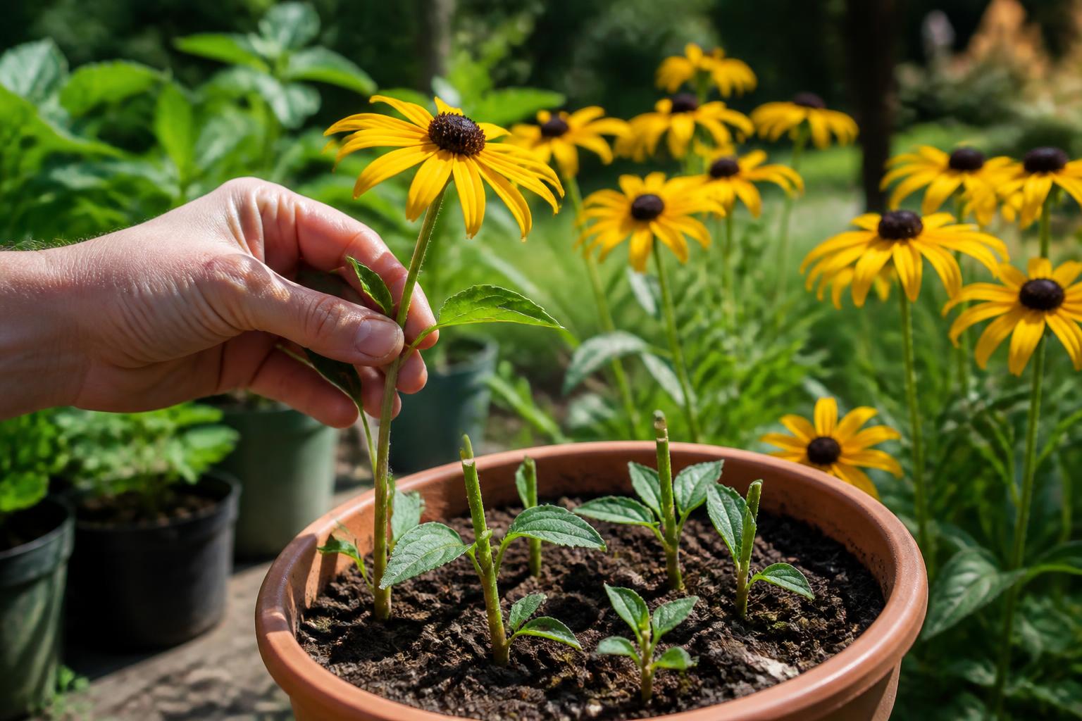 découvrez des techniques simples et efficaces pour multiplier vos rudbeckias par bouture et embellir votre jardin de ces magnifiques fleurs dorées.