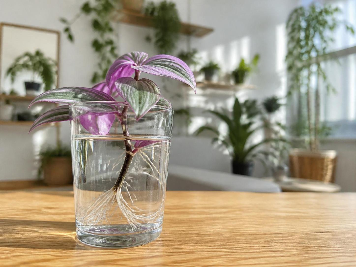 découvrez comment bouturer une tradescantia facilement dans l’eau grâce à notre guide étape par étape pour réussir à coup sûr la multiplication de cette plante d'intérieur.