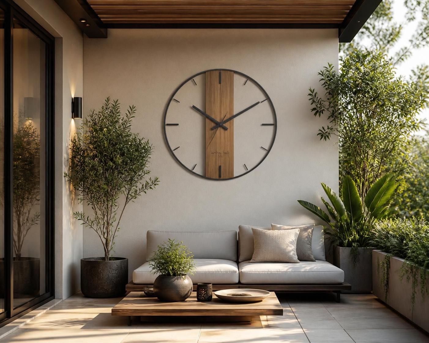 découvrez comment intégrer harmonieusement une horloge murale dans votre décor extérieur pour allier fonctionnalité et esthétisme sans fausse note.