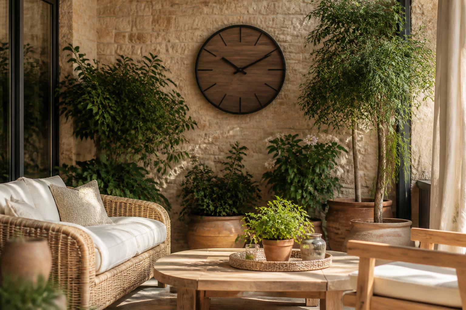 découvrez comment intégrer harmonieusement une horloge murale dans votre décor extérieur pour allier fonctionnalité et esthétique sans fausse note.