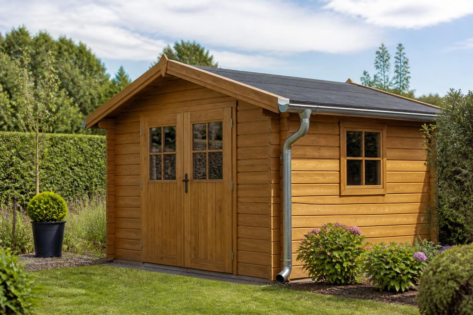 découvrez nos solutions fiables et durables pour garder votre abri de jardin au sec toute l'année et protéger vos outils efficacement.
