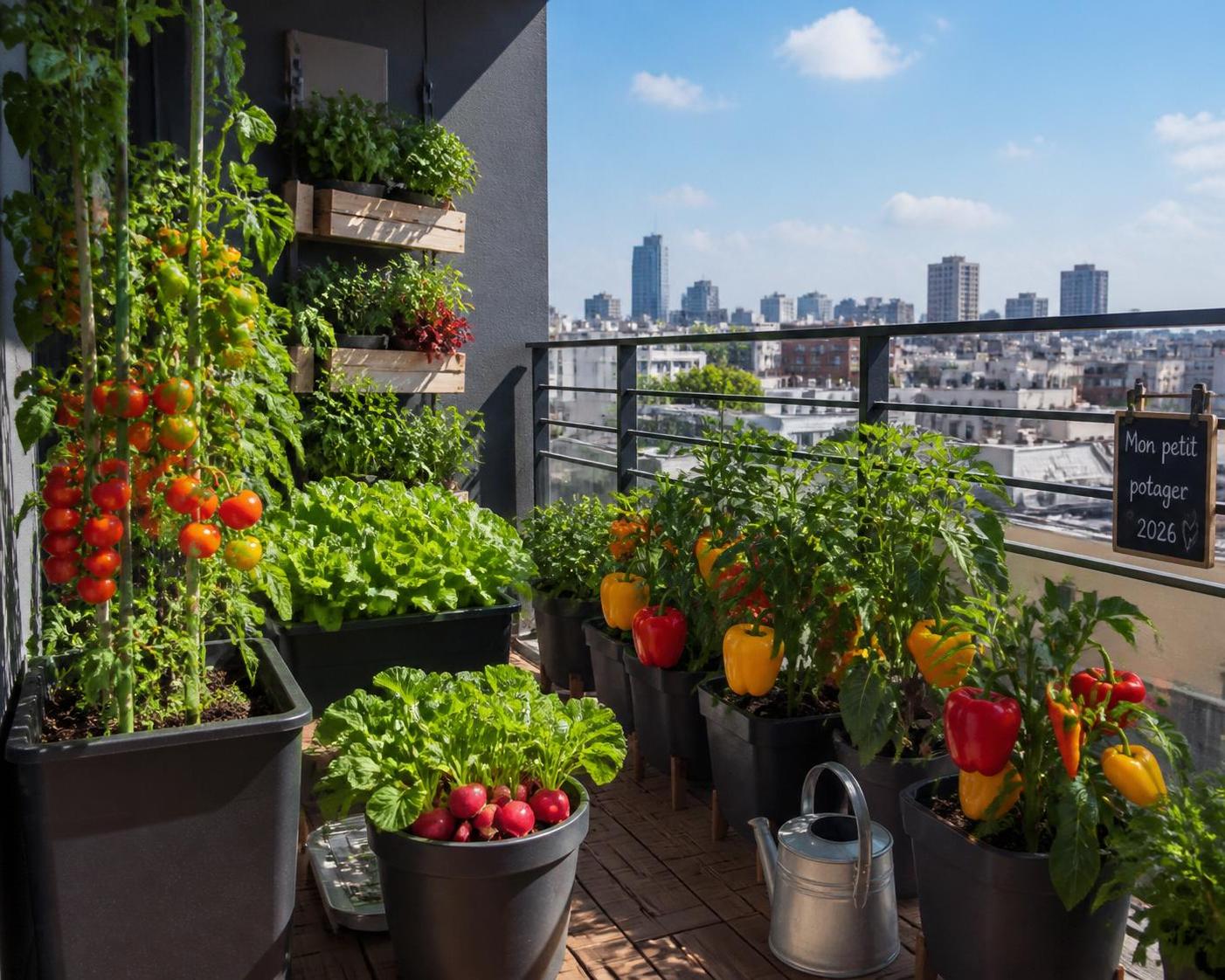 découvrez quels légumes cultiver facilement sur un balcon en 2026 pour profiter d'un jardin urbain productif, même en espace réduit.