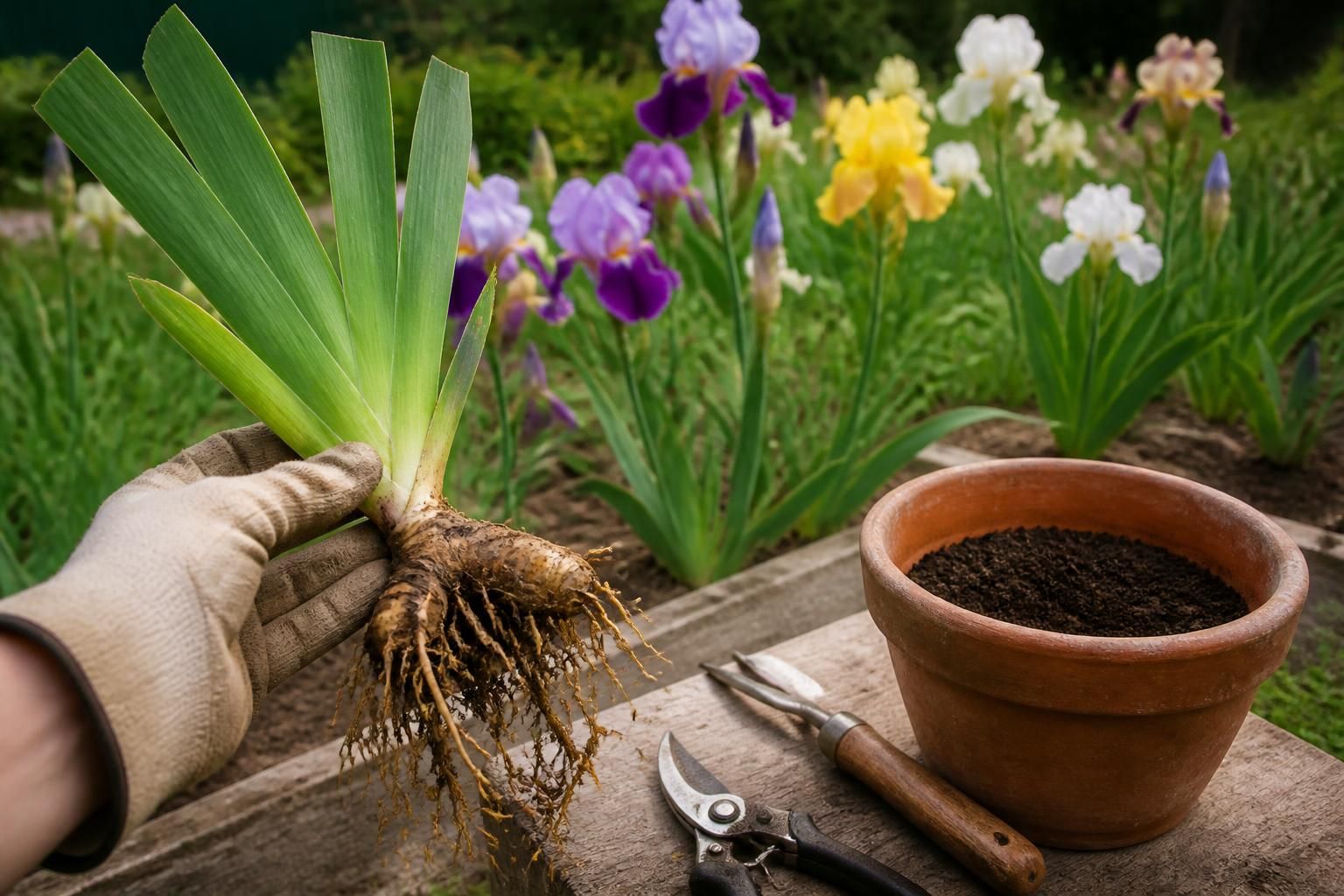 découvrez notre guide pratique pour bouturer et multiplier facilement vos iris afin de réussir la division de vos plantes et embellir votre jardin.