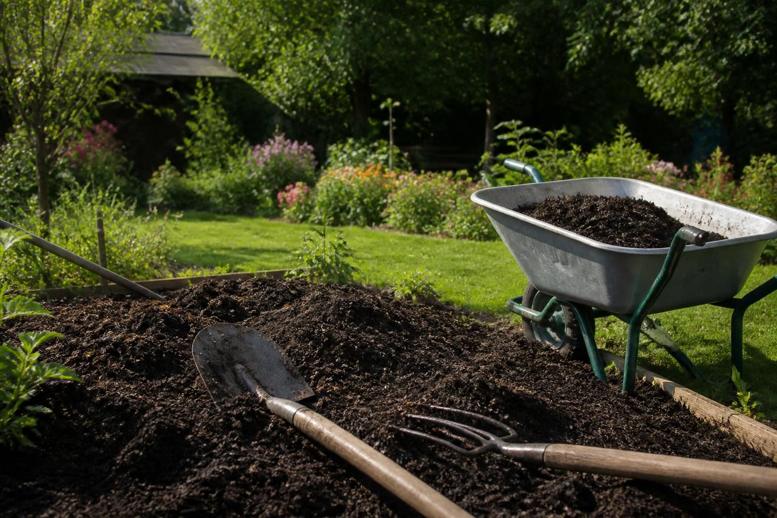 apprenez la quantité parfaite de compost à utiliser par mètre carré pour améliorer la fertilité de votre sol et assurer une croissance optimale de vos plantes.