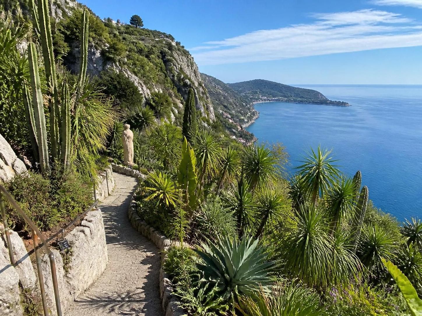 explorez le jardin exotique d’eze, un havre de paix méditerranéen offrant une vue imprenable sur la côte d’azur. plongez dans une nature luxuriante et des paysages à couper le souffle.