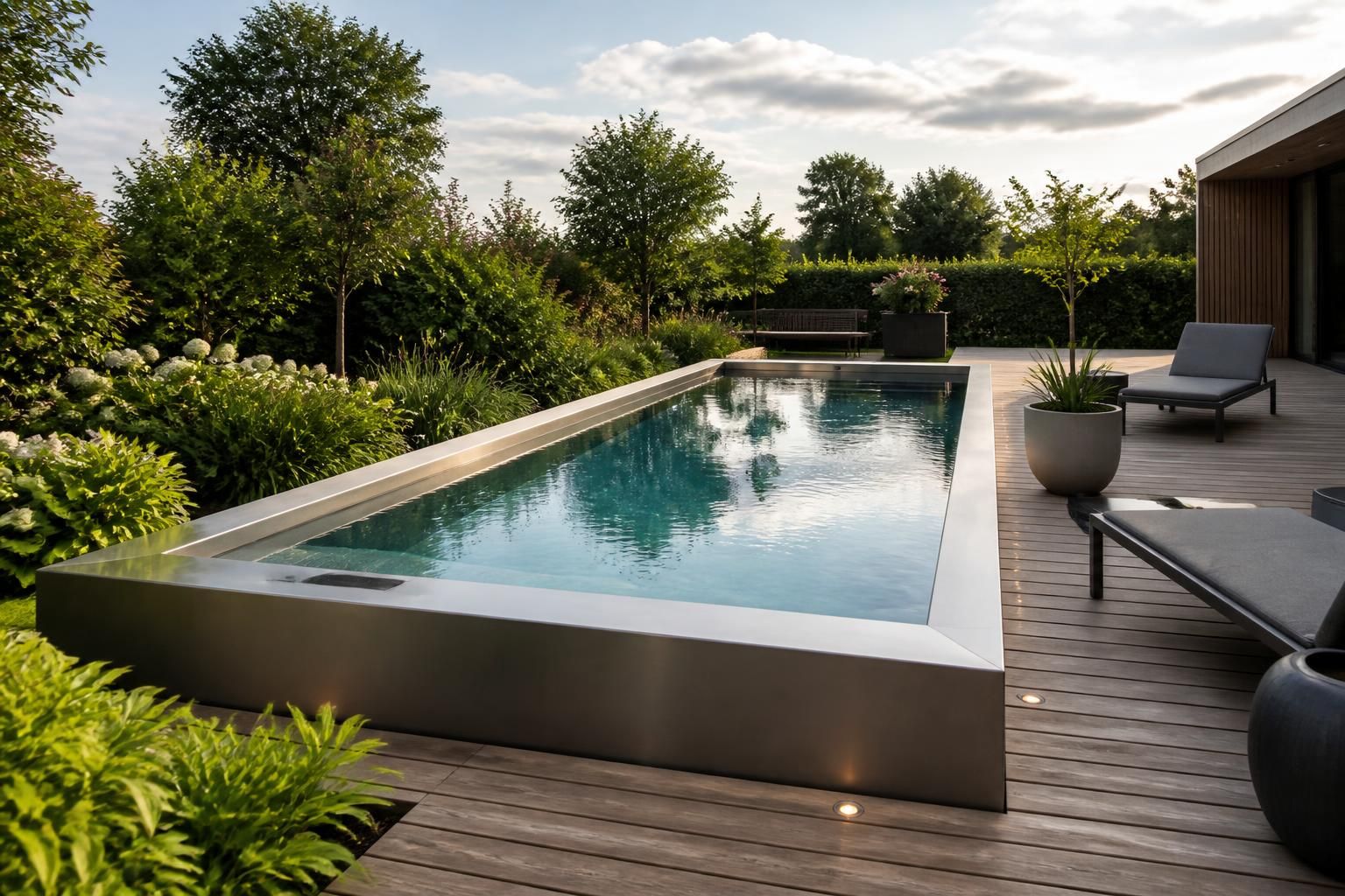 découvrez la piscine en acier, une solution durable et esthétique pour aménager un jardin moderne et élégant, alliant résistance et design.