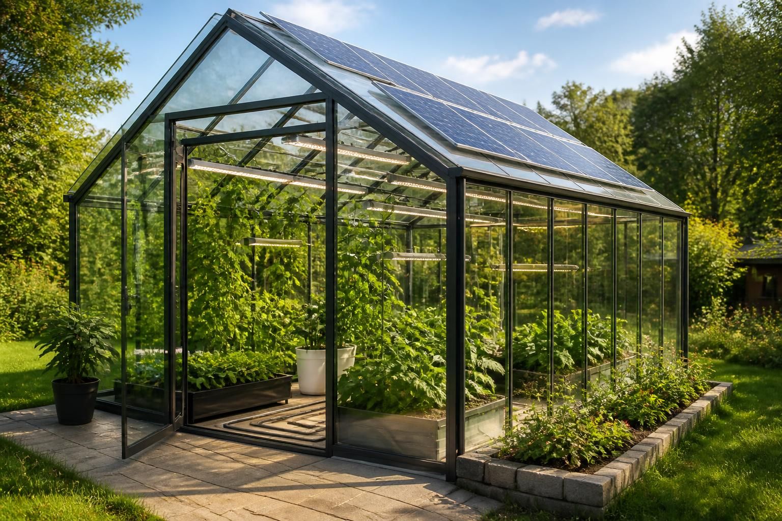 découvrez des méthodes efficaces pour chauffer et éclairer votre serre toute l'année, afin d'assurer une croissance optimale de vos plantes quelles que soient les saisons.