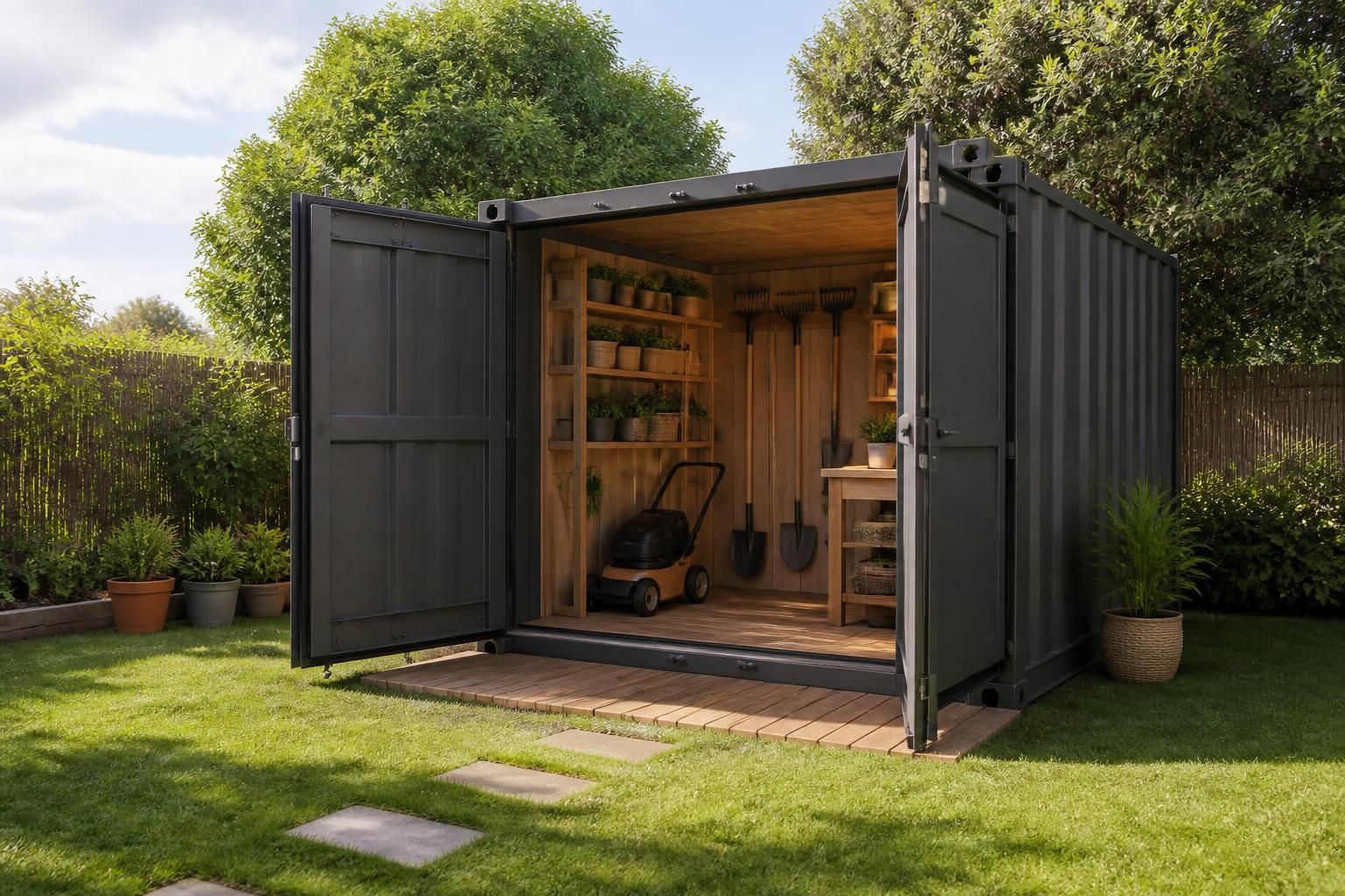 découvrez comment transformer un conteneur en abri de jardin grâce à notre guide pratique rempli de conseils essentiels pour un aménagement réussi et durable.