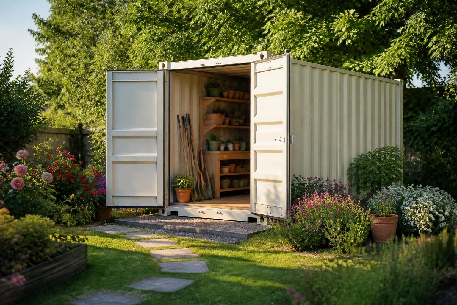 découvrez comment transformer un conteneur en un abri de jardin fonctionnel grâce à notre guide pratique rempli de conseils utiles et astuces pour réussir votre projet.