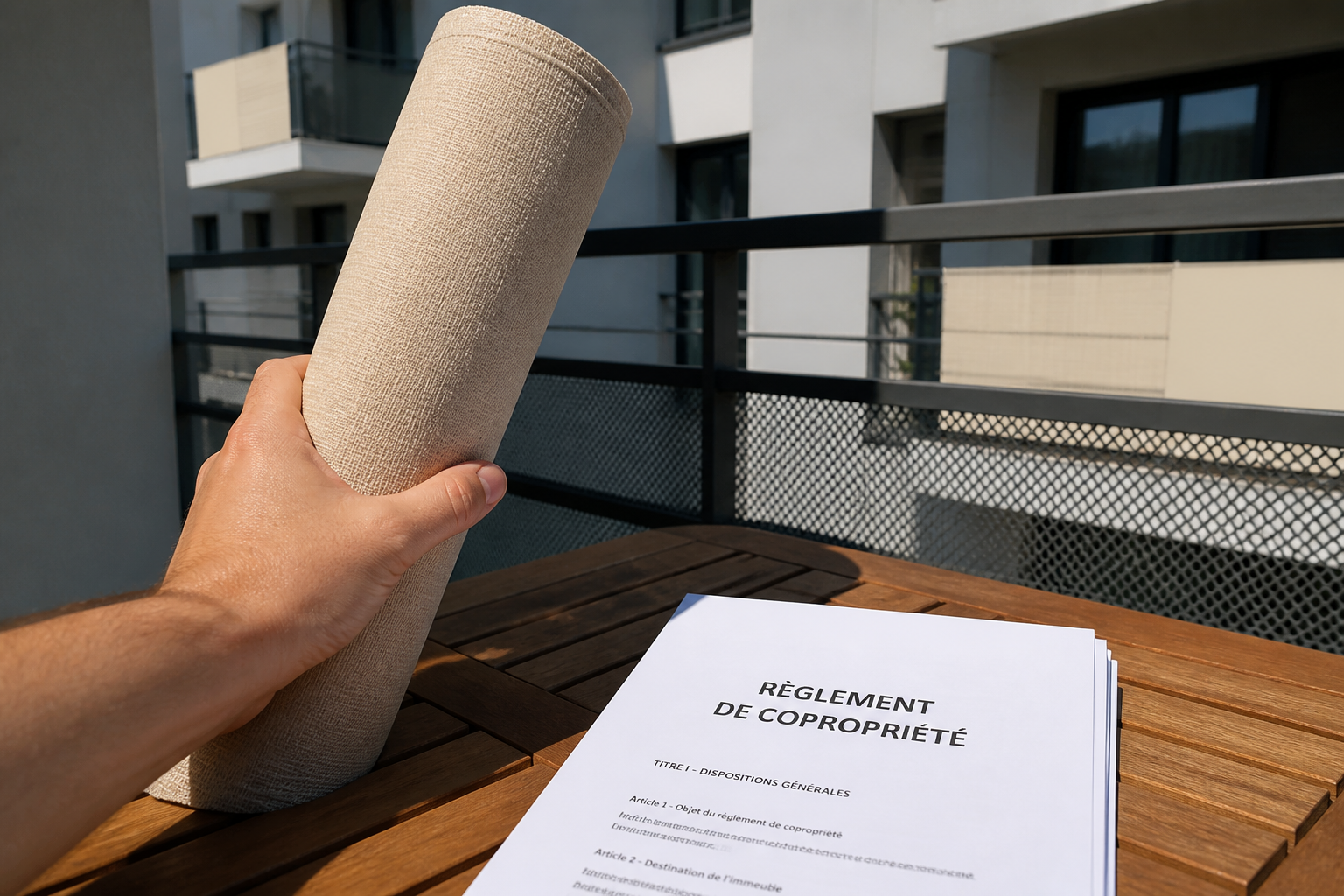 Brise-vue en copropriété : ce que dit la loi pour éviter les conflits