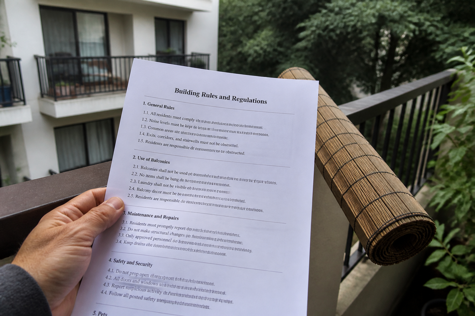 Brise-vue en copropriété : ce que dit la loi pour éviter les conflits