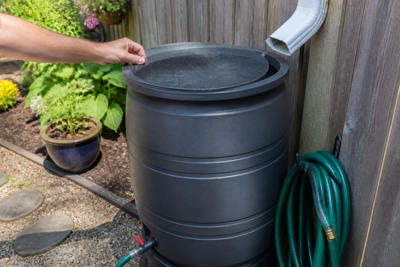 Comment éliminer les larves de moustiques dans un récupérateur d'eau ?