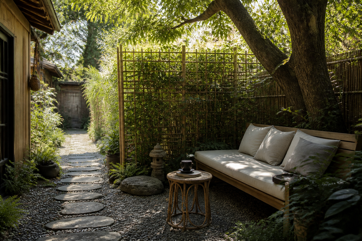 Créez un coin détente zen au jardin avec ces 4 idées simples