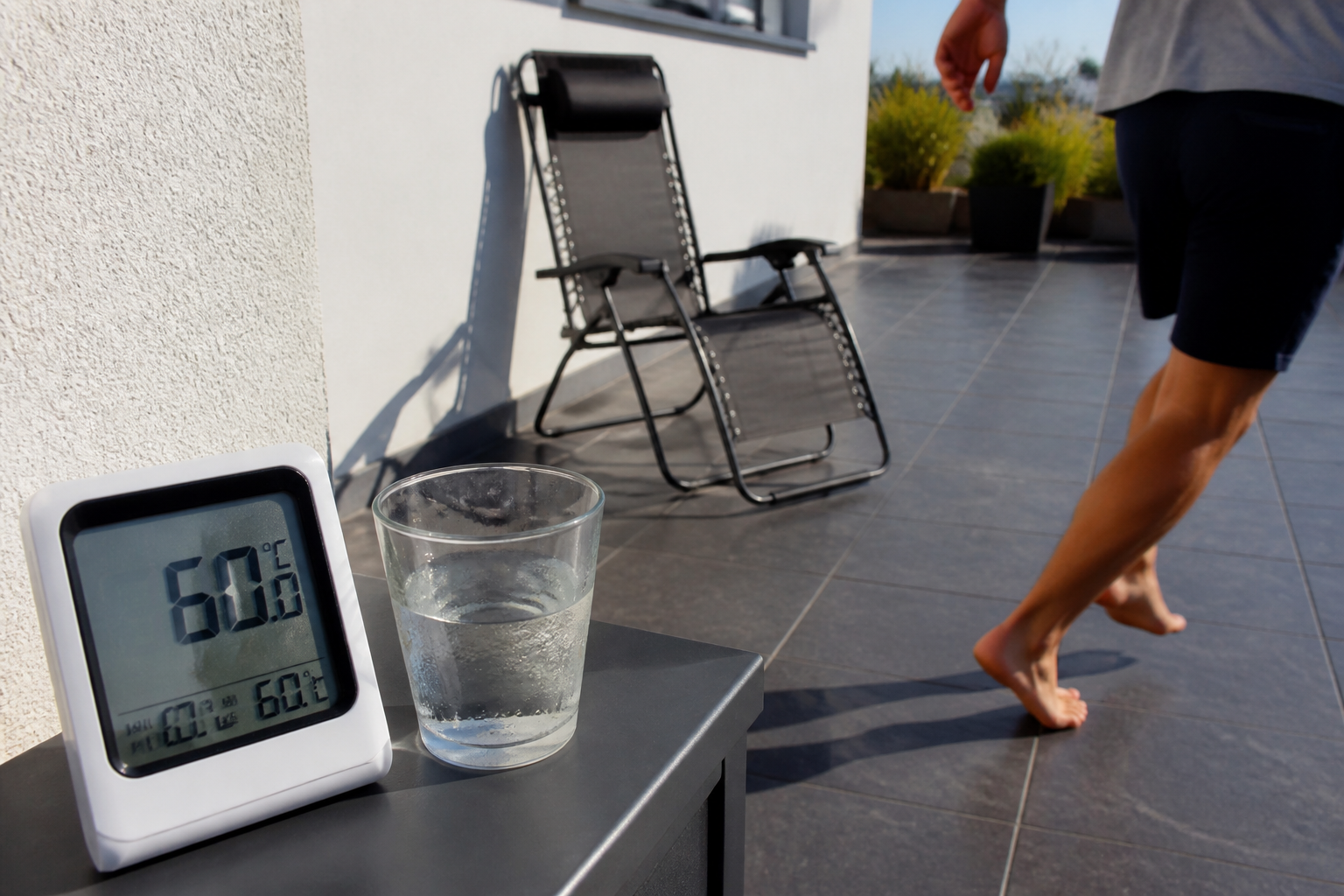 Dalles foncées sur terrasse : l'erreur qui transforme votre espace en fournaise