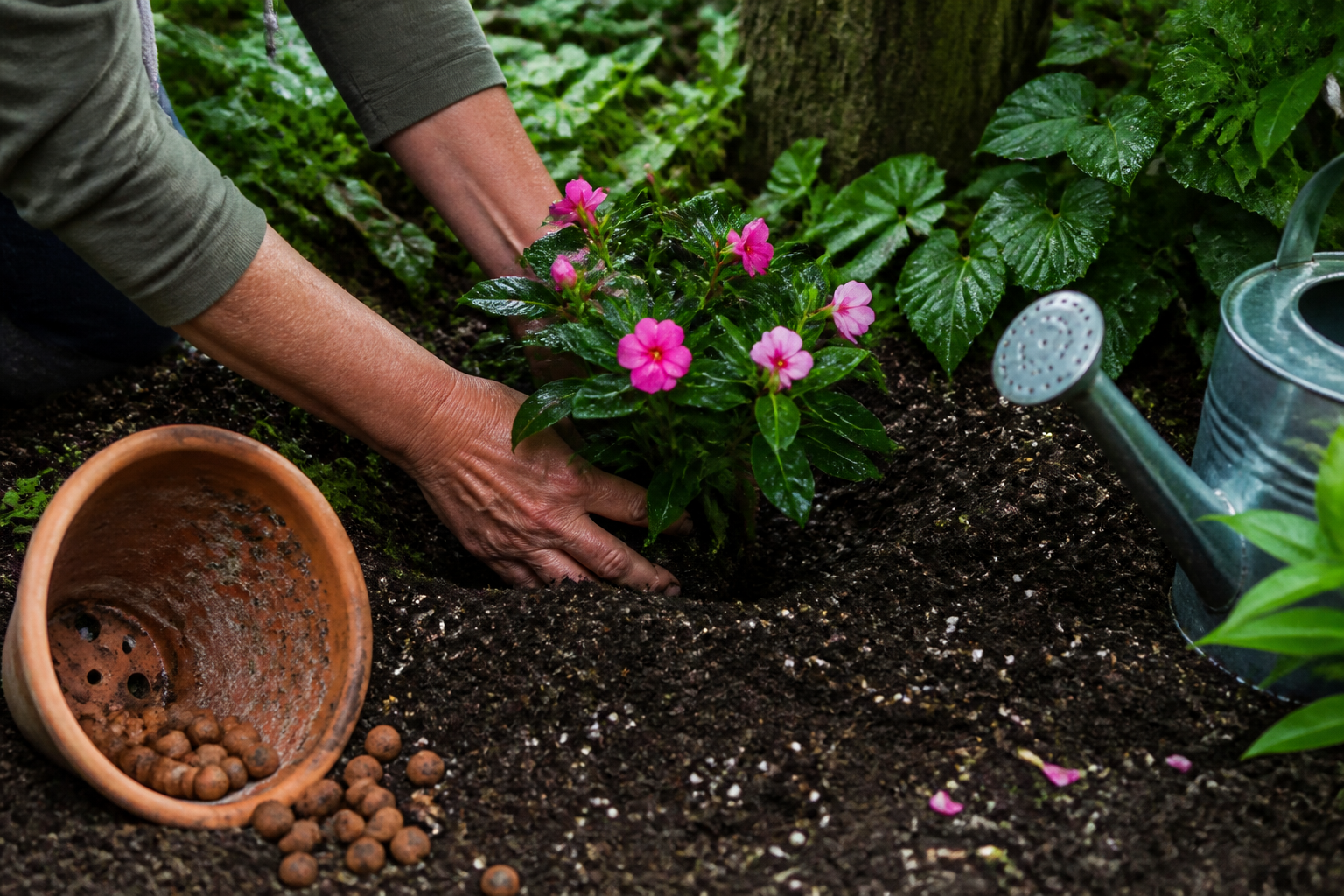 Impatiens tubéreuse de Chine : comment la planter et l'entretenir