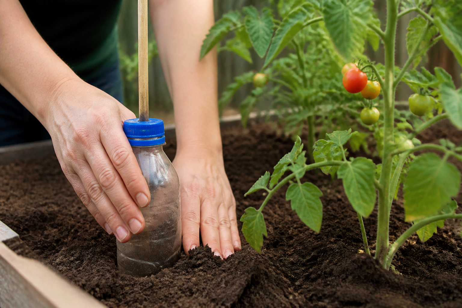 Jarre en terre cuite pour arroser les tomates : l'alternative zéro déchet