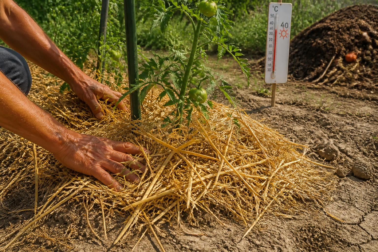 L'astuce récup' qui protège votre potager de la chaleur