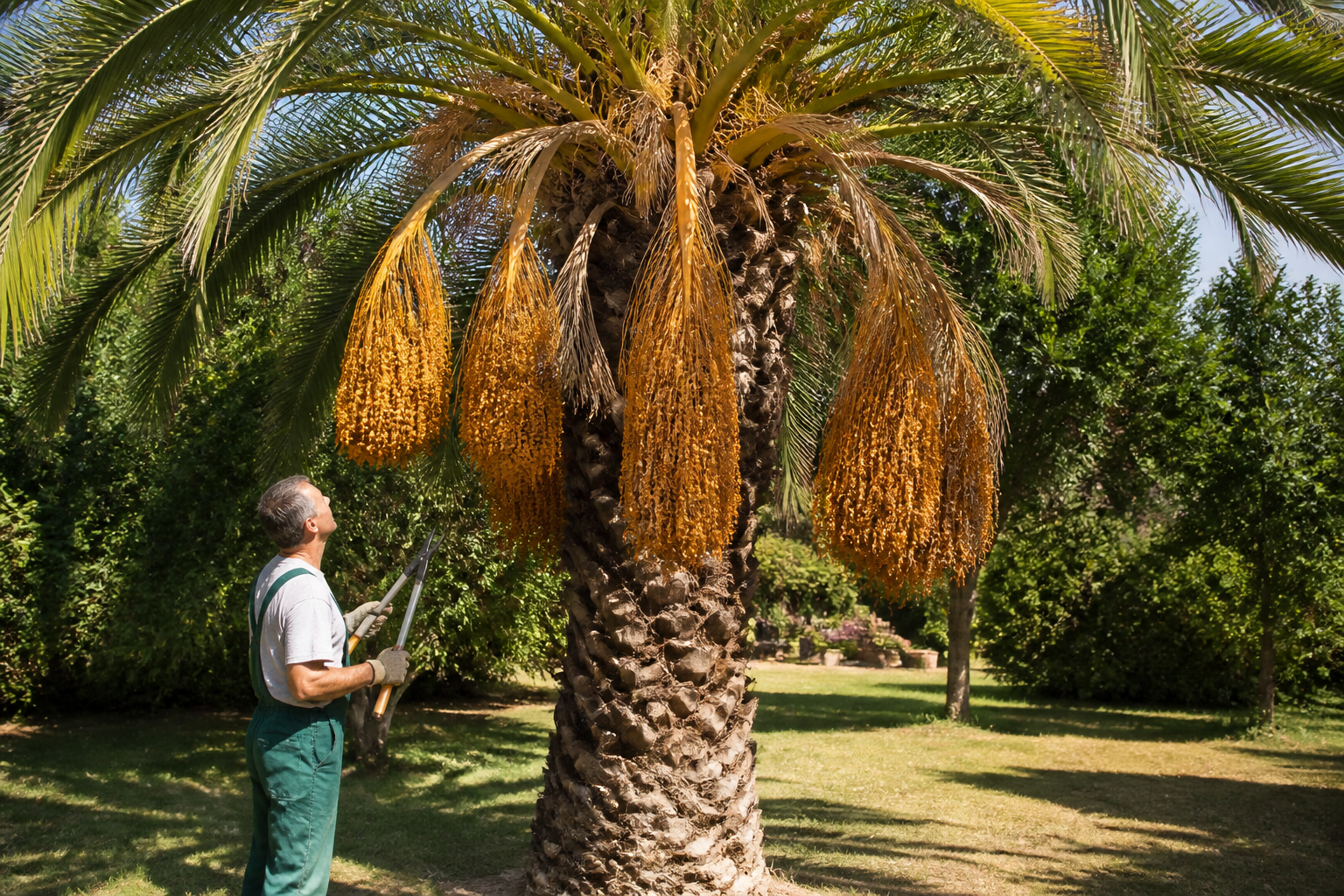 Palmier qui fait des grappes : faut-il les couper ou les laisser ?