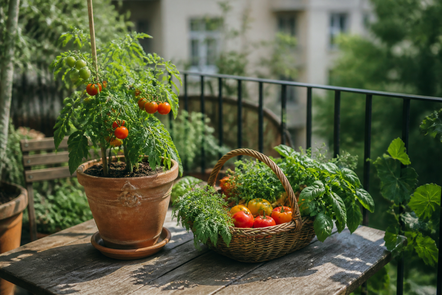 Pot de fleurs ou potager : comment allier esthétique et récoltes