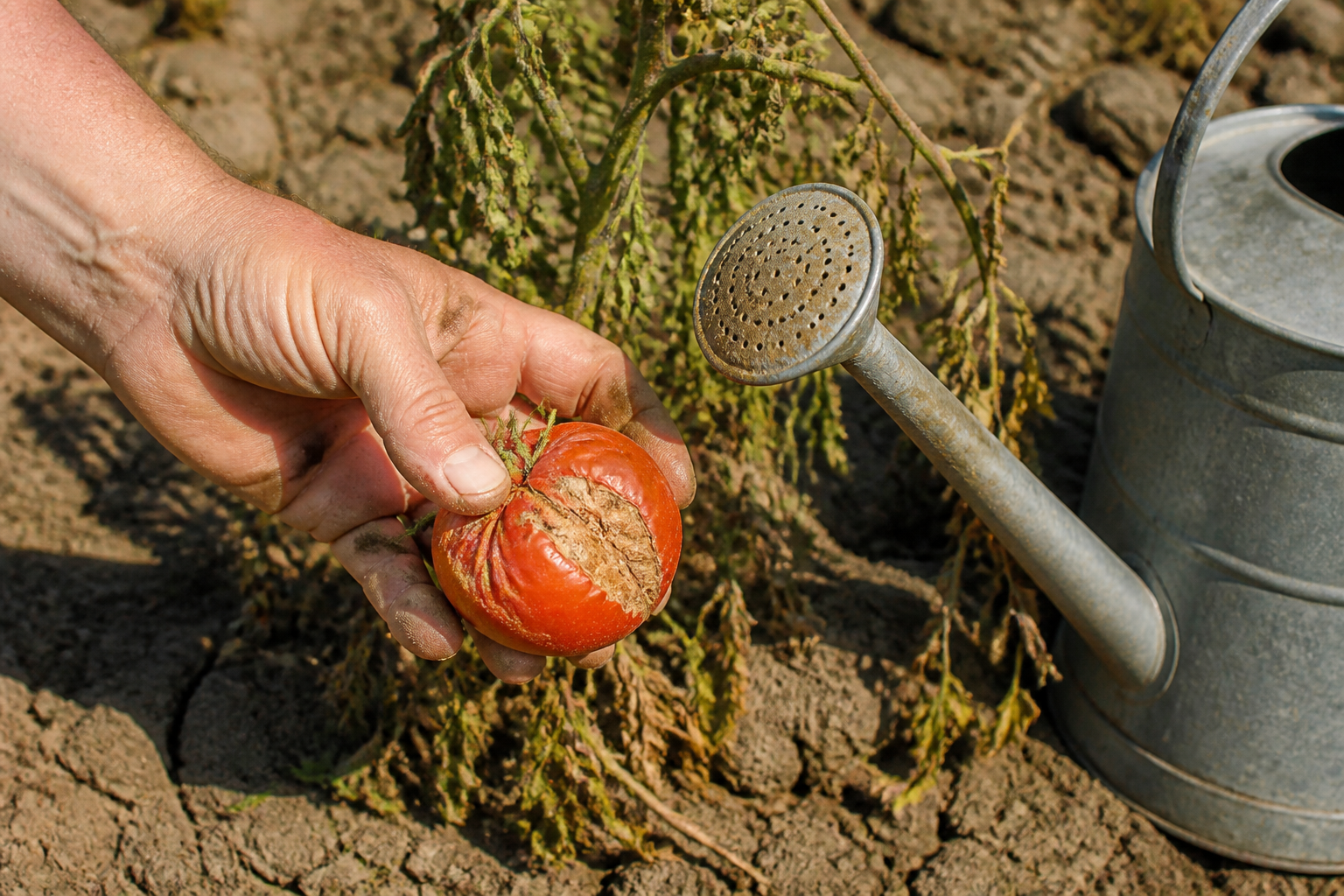 Pourquoi vos tomates éclatent en canicule : l'heure d'arrosage en cause