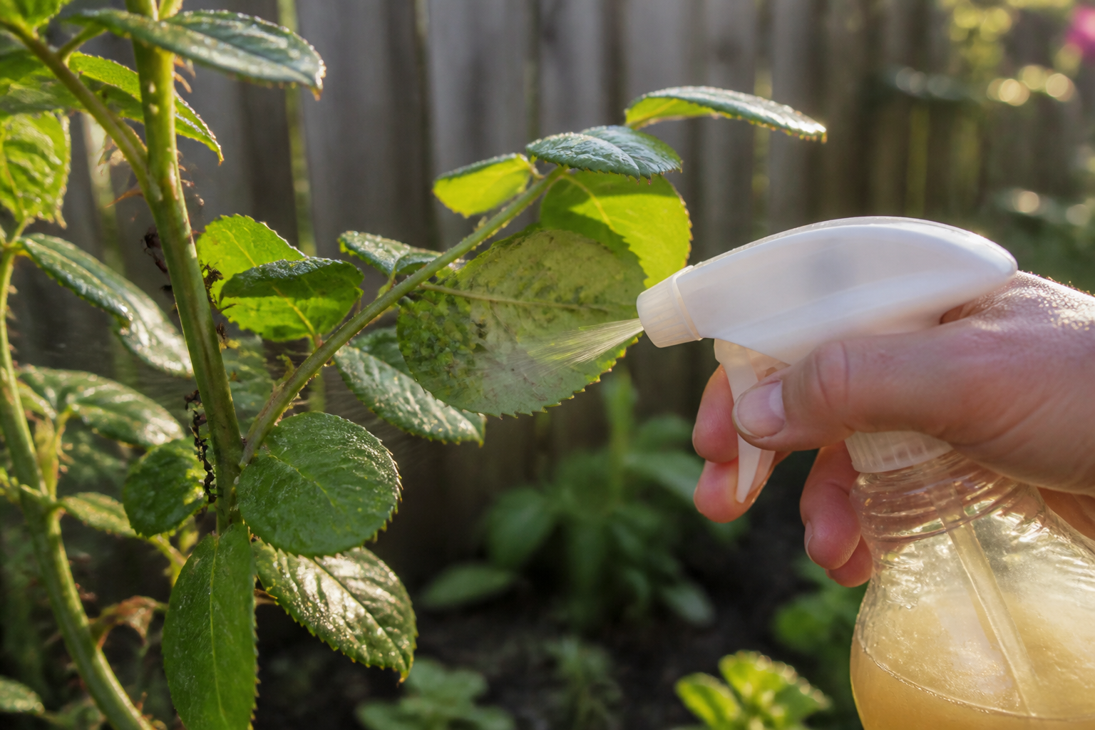 Pucerons sur rosiers : la décoction maison qui fait fuir les indésirables