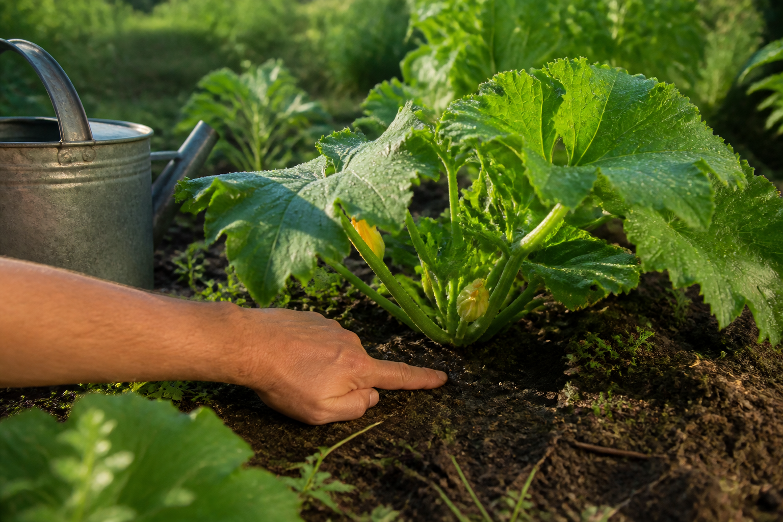 Quel est le meilleur moment pour arroser les courgettes ? Le conseil du maraîcher