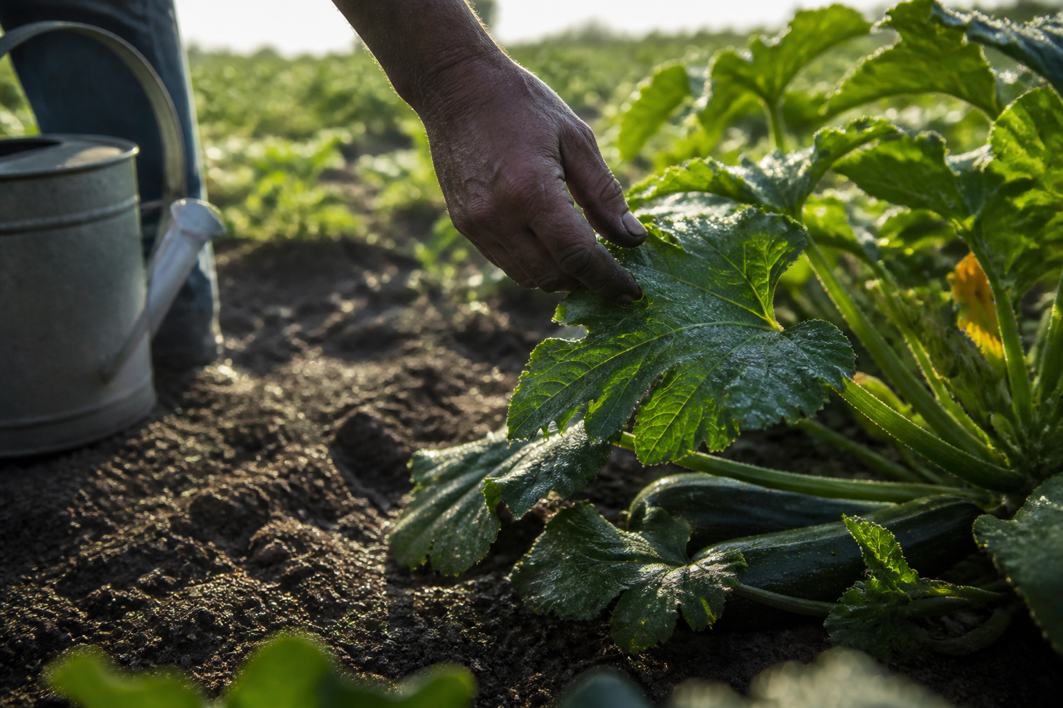 Quel est le meilleur moment pour arroser les courgettes ? Le conseil du maraîcher