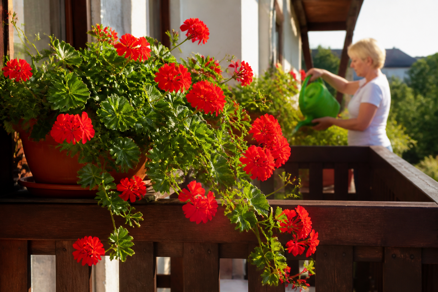 Quel géranium retombant choisir pour un balcon fleuri tout l'été ?