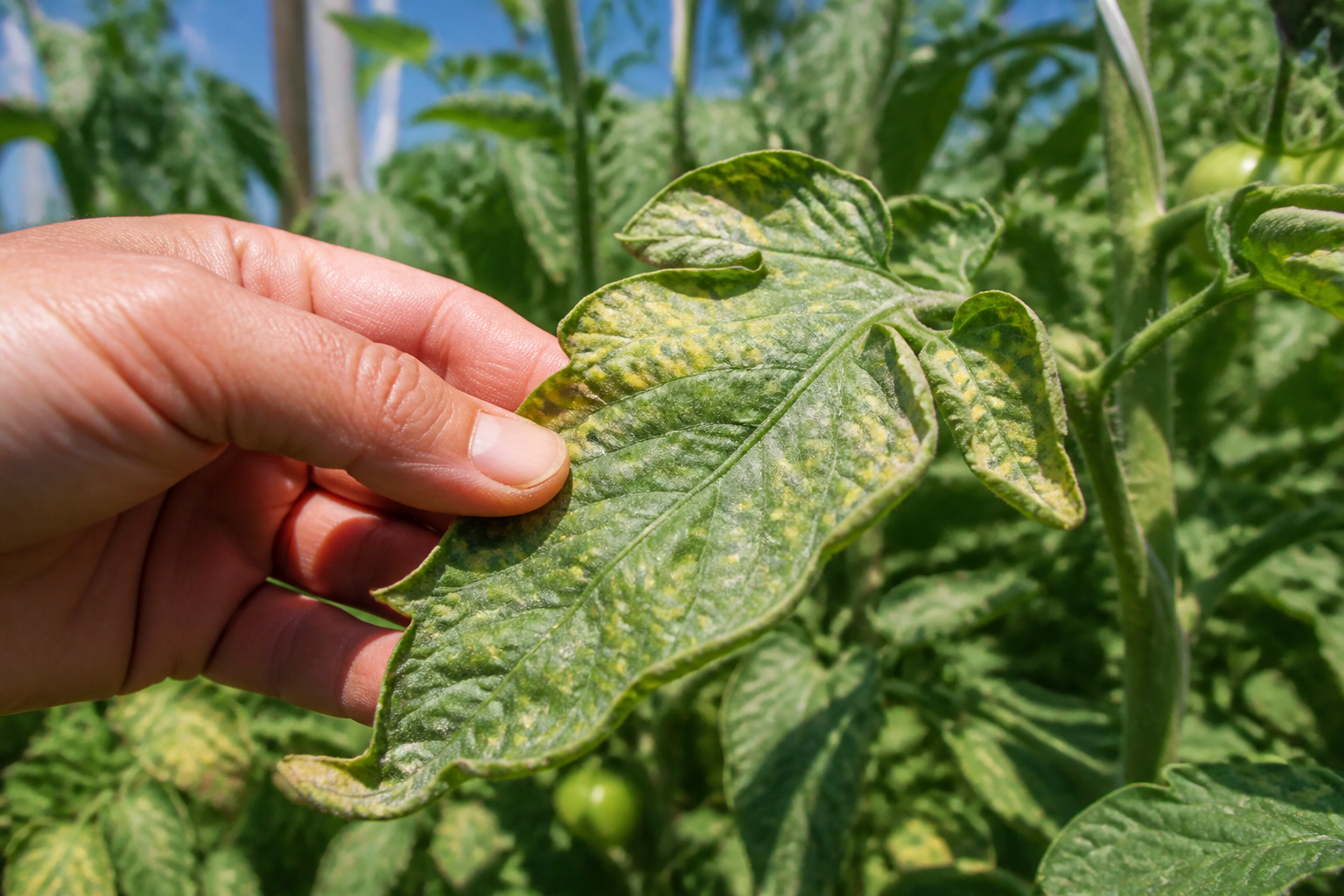 Taches blanches sur les tomates : d'où viennent-elles et comment les éviter ?