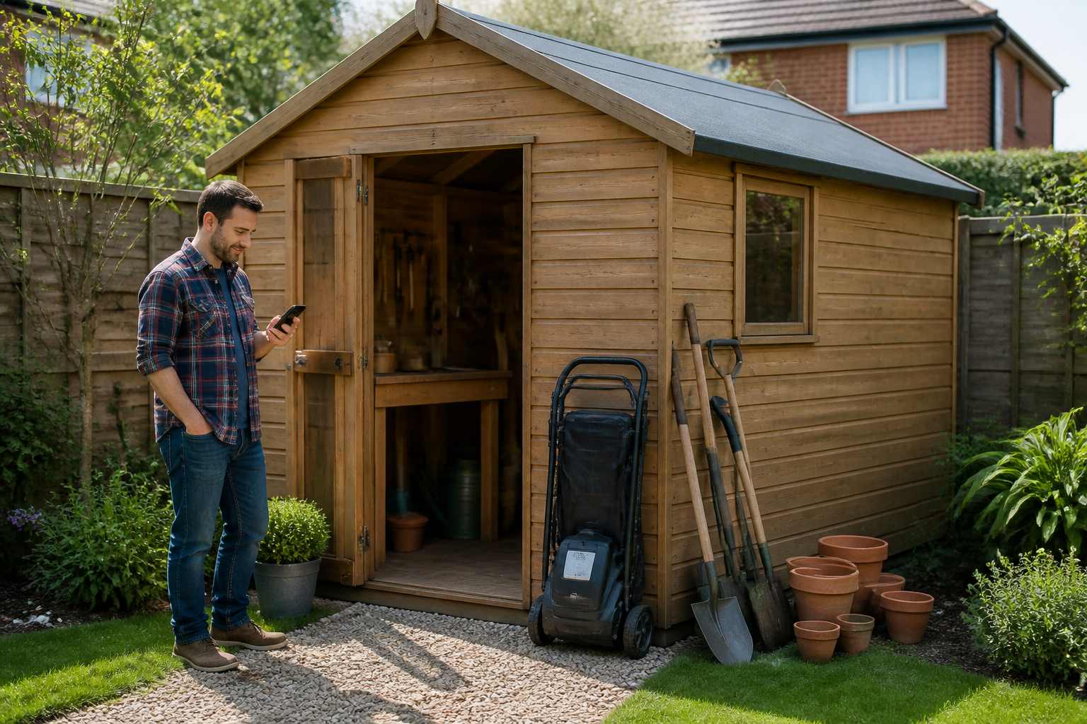 Abri de jardin 15 m² : démarches, usages possibles et erreurs de choix