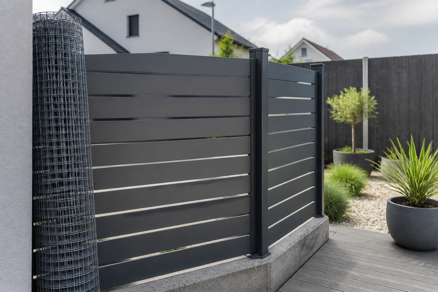 Clôture de jardin moderne : matériaux, budget et rendu visuel