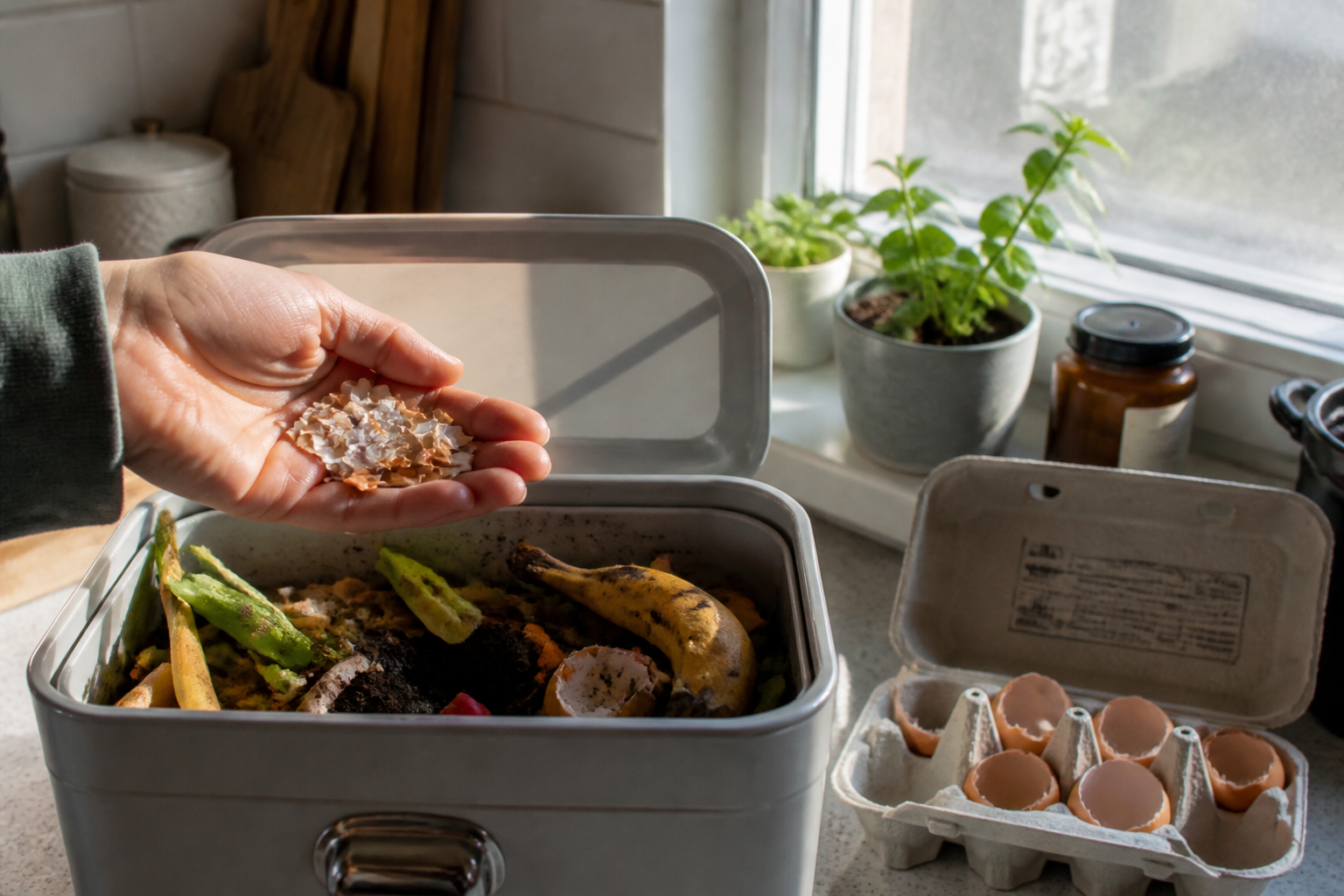 Coquilles d’œufs au compost : bonne idée ou fausse astuce ?