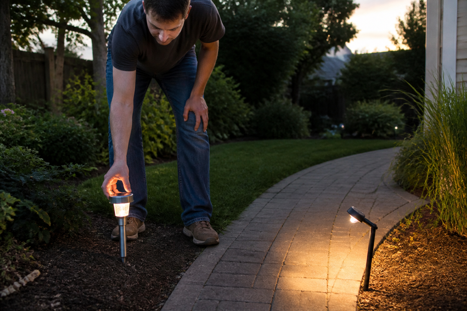 Éclairage d’allée de jardin : solaire, LED ou basse tension, que choisir ?