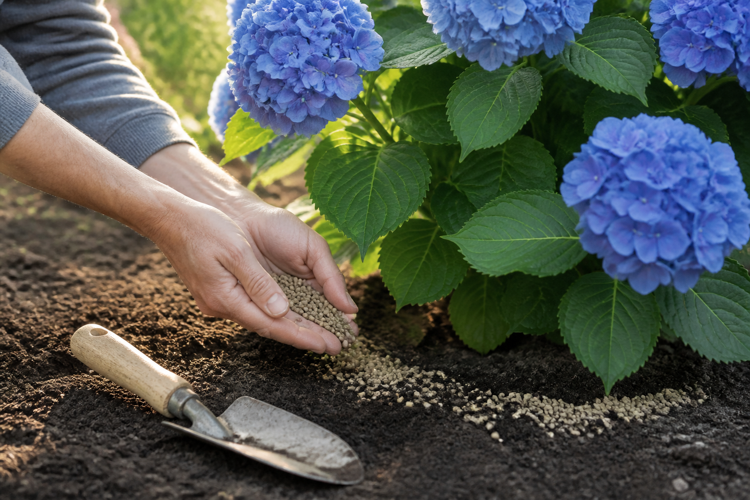 Engrais hortensia : quoi utiliser pour renforcer la floraison