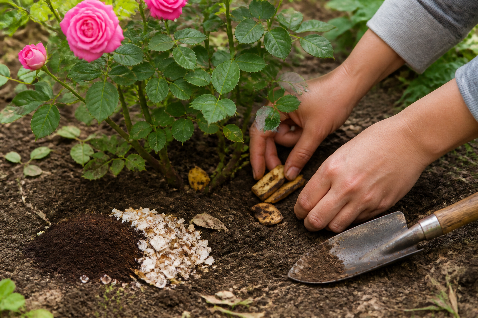 Engrais naturel pour rosiers : quoi apporter pour booster la floraison
