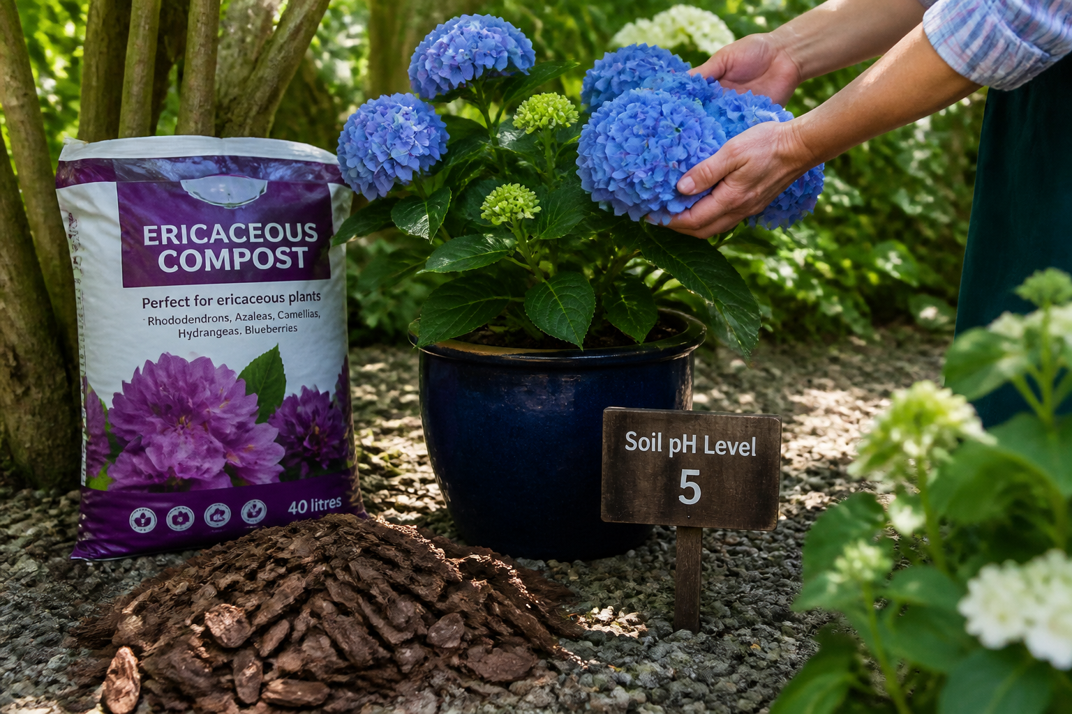 Hortensia bleu : comment garder sa couleur sans abîmer la plante