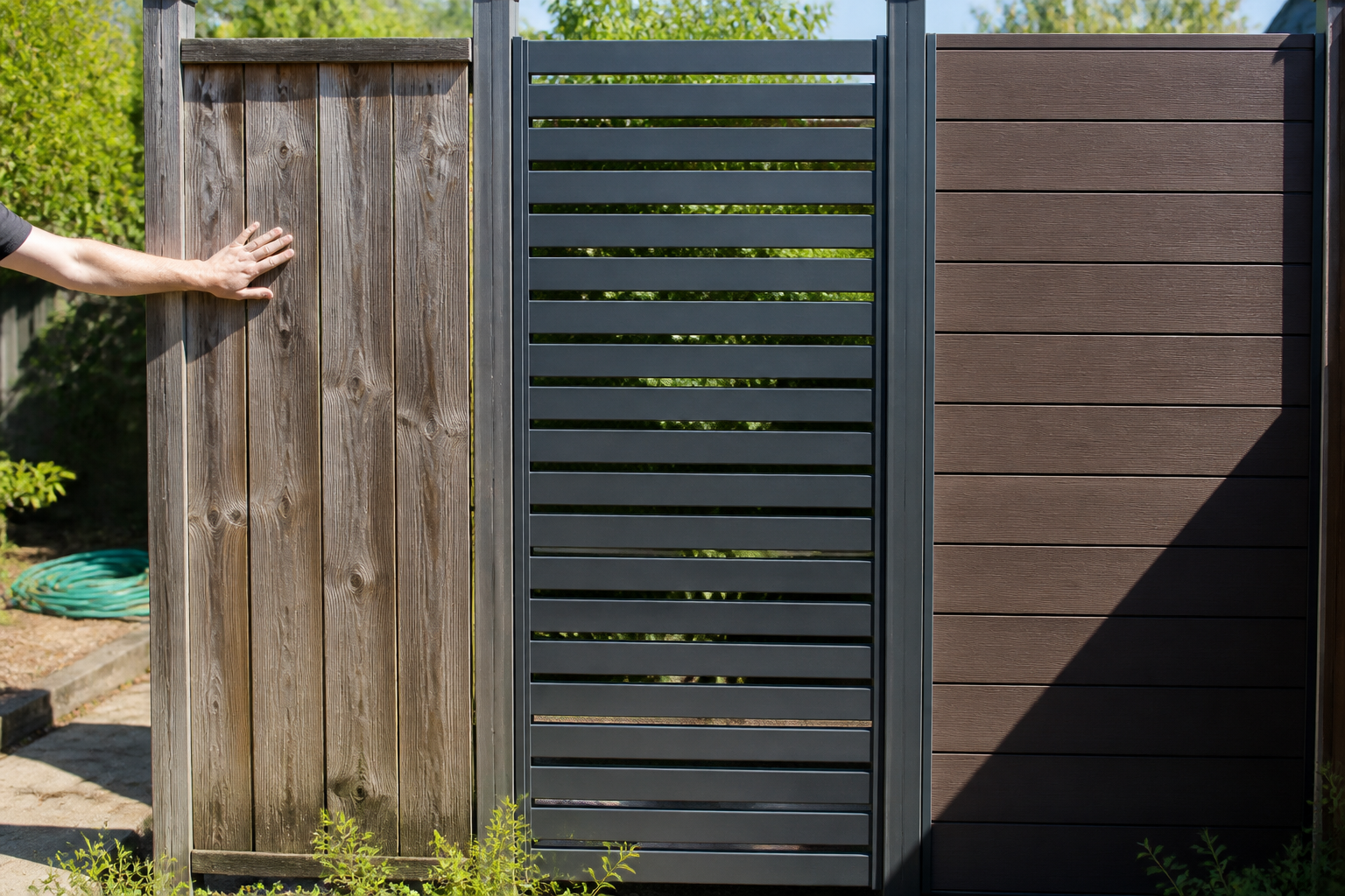 Panneau brise-vue jardin : bois, alu ou composite, que choisir ?