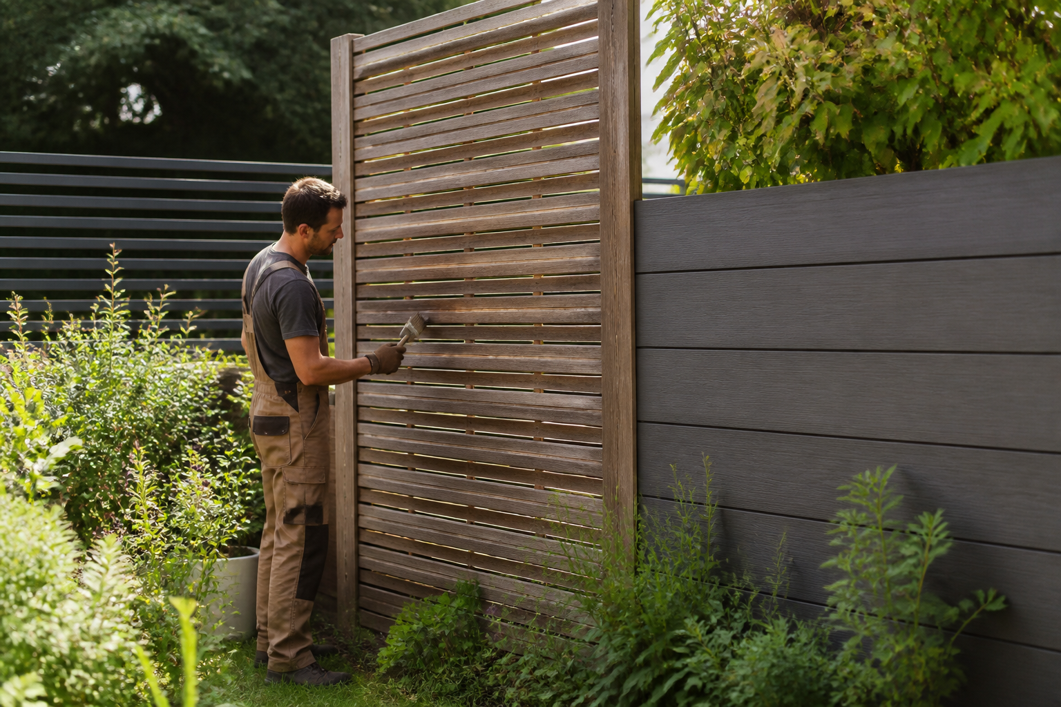 Panneau brise-vue jardin : bois, alu ou composite, que choisir ?