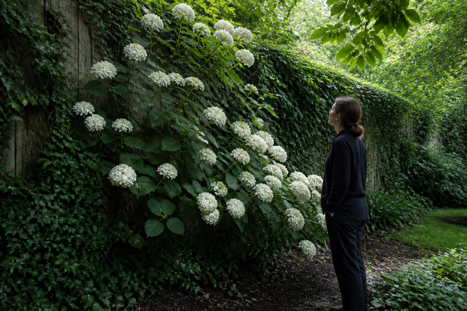 Plantes grimpantes à l’ombre : les variétés capables de bien couvrir un mur