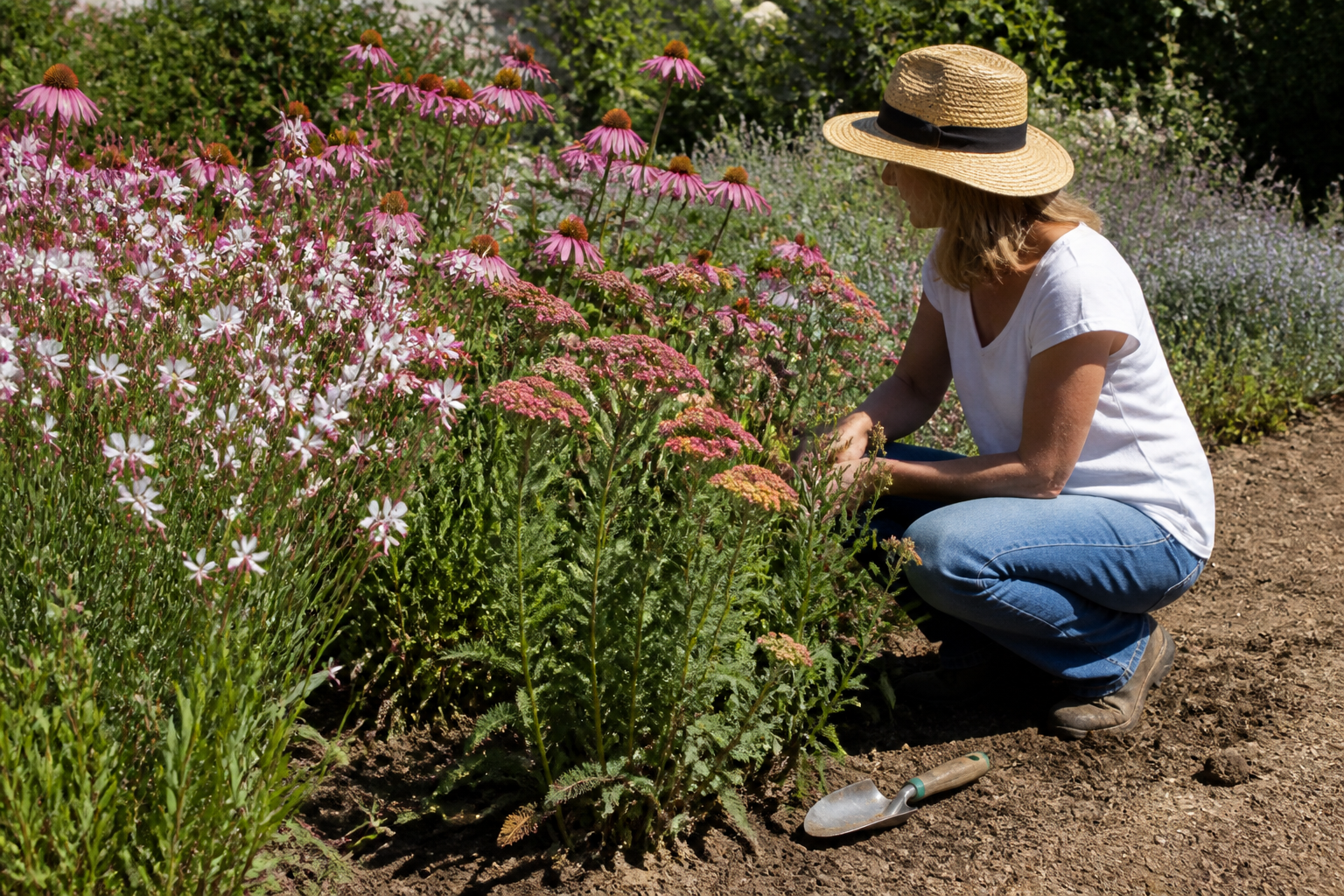 Plantes vivaces fleuries tout l’été : sélection pour massifs faciles