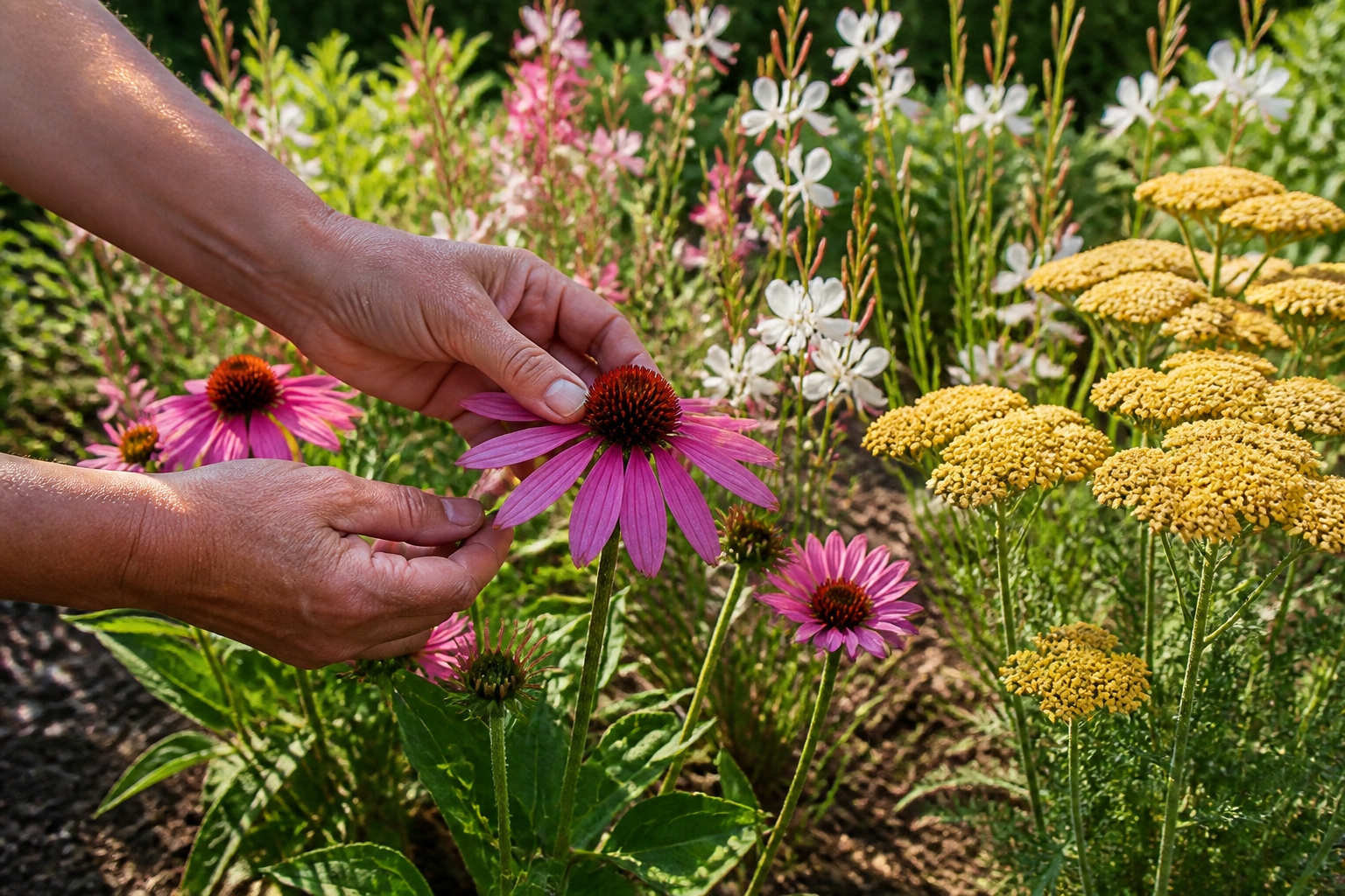 Plantes vivaces fleuries tout l’été : sélection pour massifs faciles