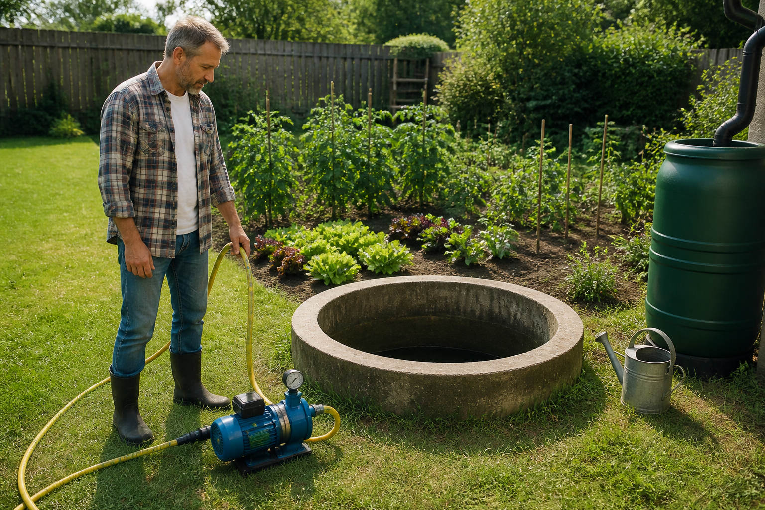 Pompe d’arrosage jardin : comment choisir selon votre réserve d’eau