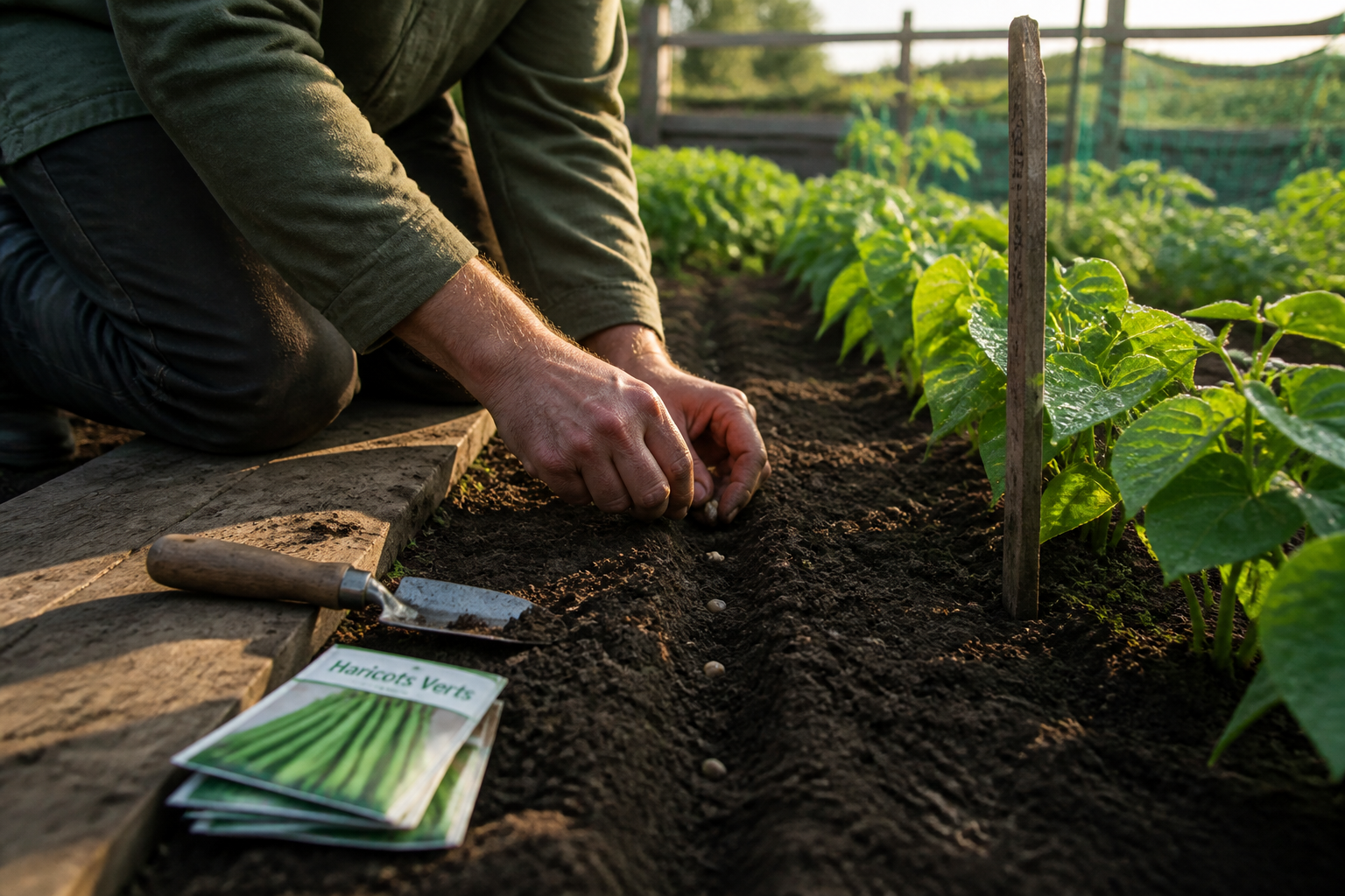 Semis de haricots verts : quand les lancer pour récolter plus longtemps