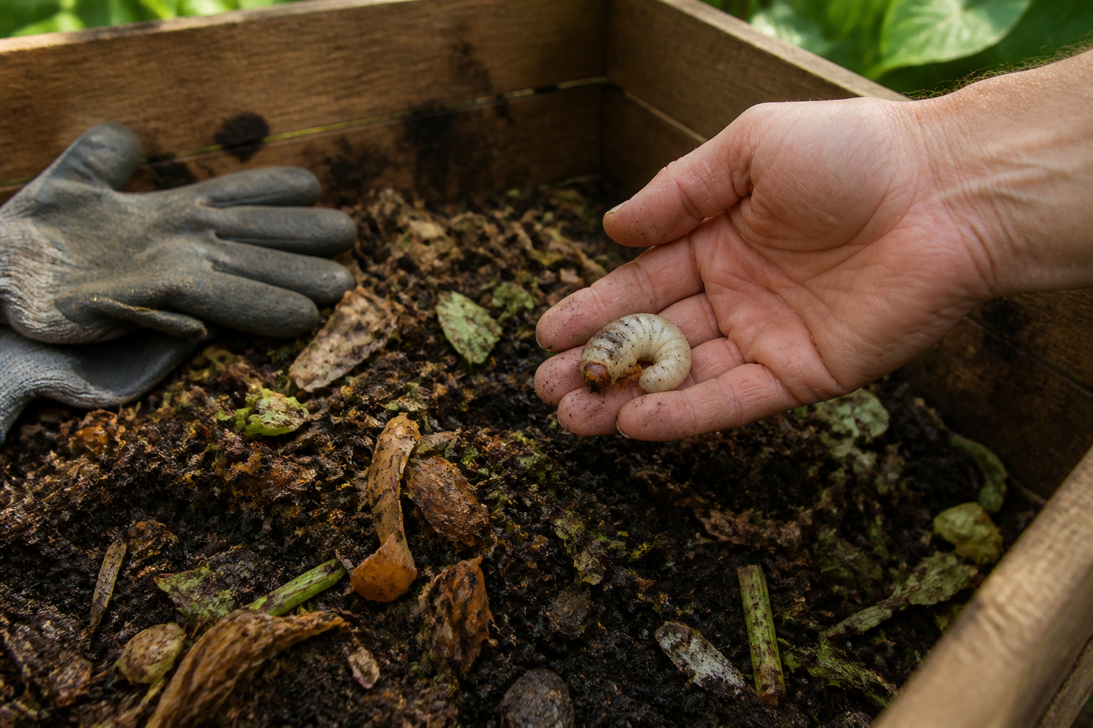 Ver blanc dans le compost : faut-il s’inquiéter ou laisser faire ?